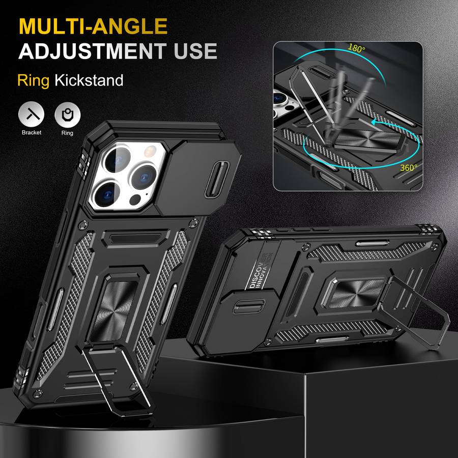 Kejiang Camshield Cover iPhone 16 Pro/ 16 Pro Max Shockproof Case