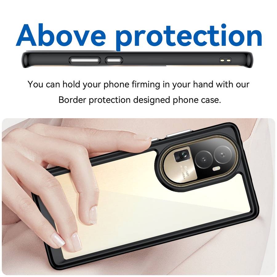 Oppo Reno10 Pro Plus Shockproof Candy Clear Cover