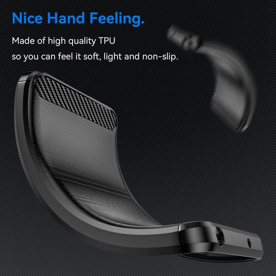 CellTime Case Compatible with Redmi A5 Carbon Fiber Design Shockproof Cover