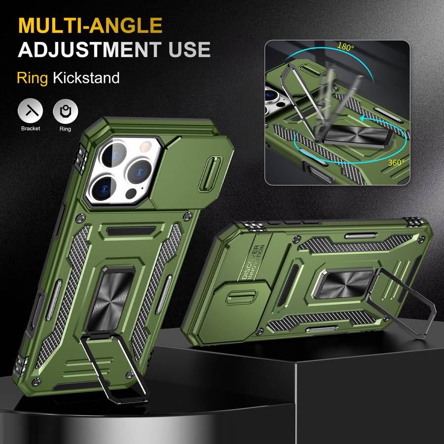 Kejiang Camshield Cover iPhone 16 Pro/ 16 Pro Max Shockproof Case