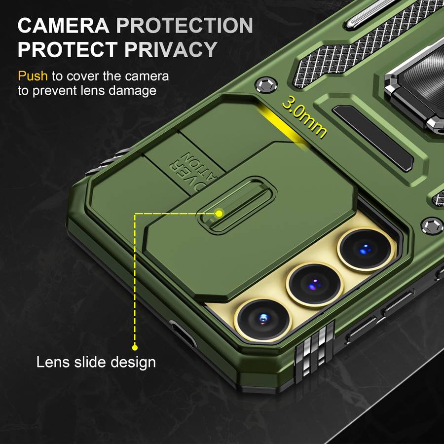 Galaxy A35 Kejiang Camshield Cover Shockproof Case