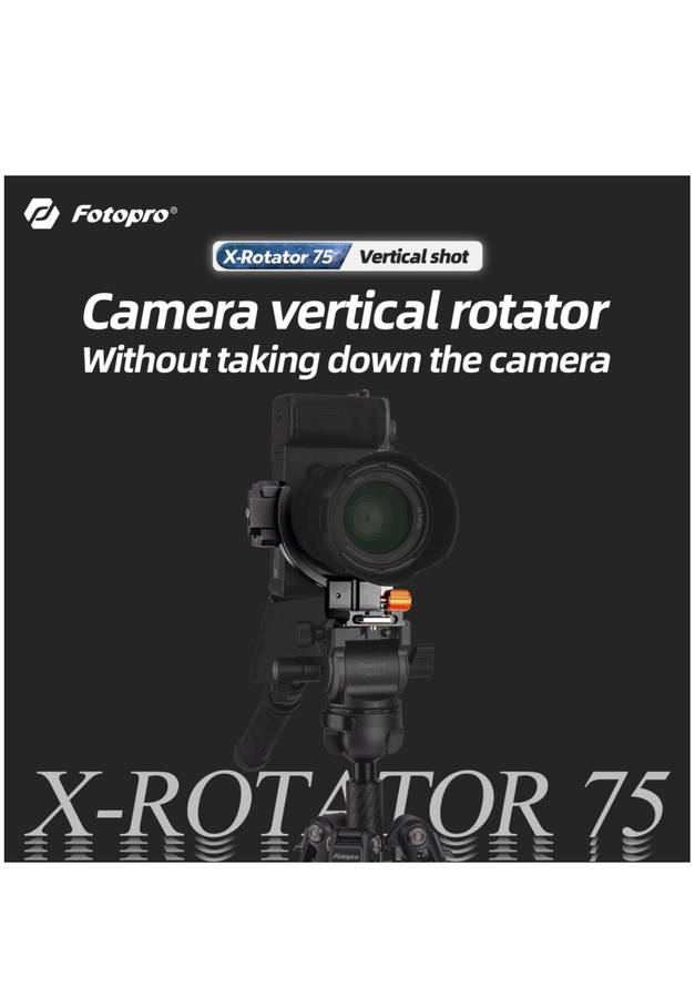 Fotopro Camera Collar Rotator Attachment for Tripod Stand - X-Rotator 75