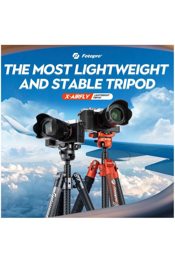 Fotopro x-Airfly Portable Lightweight Phone/Camera Tripod Stand