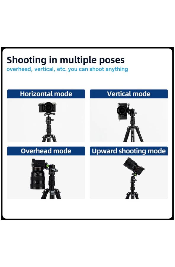 Fotopro Portable Lightweight Camera Tripod Stand - X-Go Gecko E 2+42QP