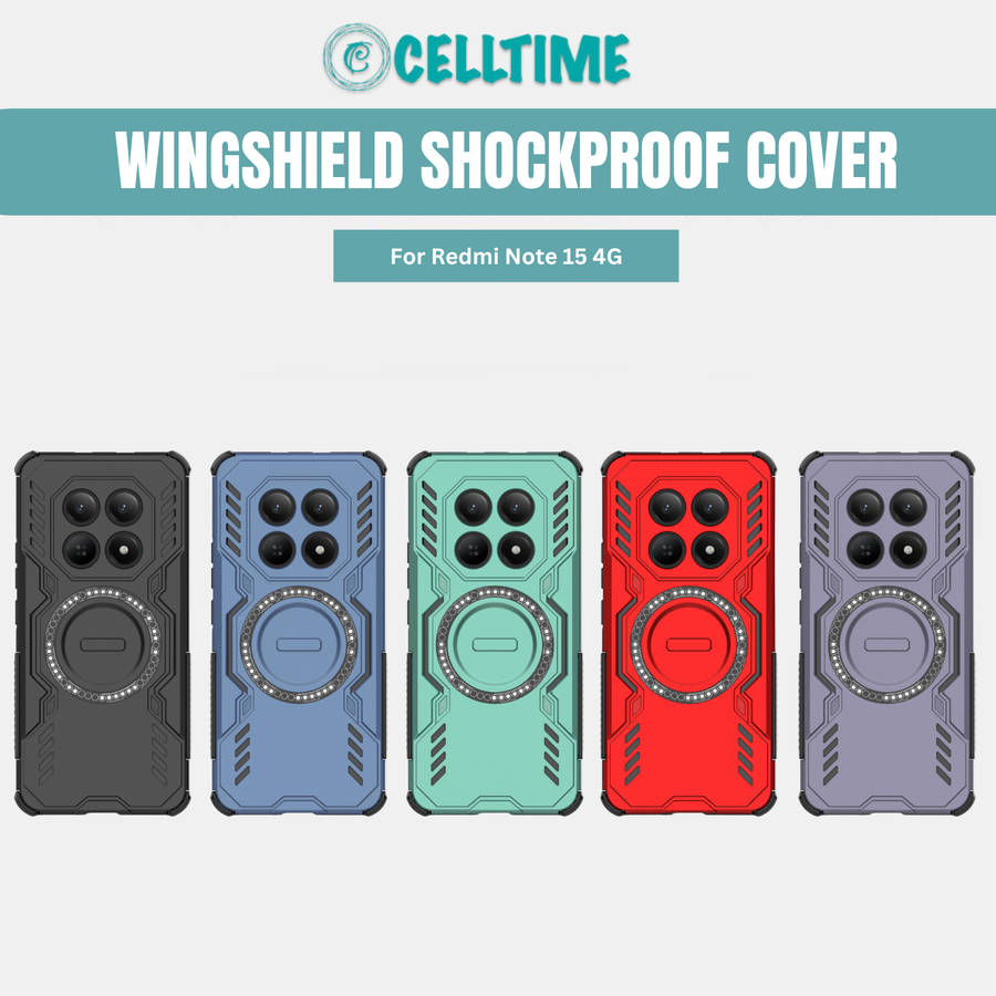 CellTime Case Compatible with Redmi Note 15 4G Wing Shield Shockproof Cover