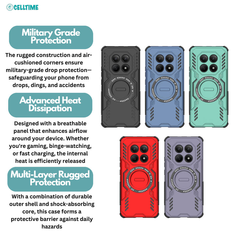 CellTime Case Compatible with Redmi Note 15 4G Wing Shield Shockproof Cover