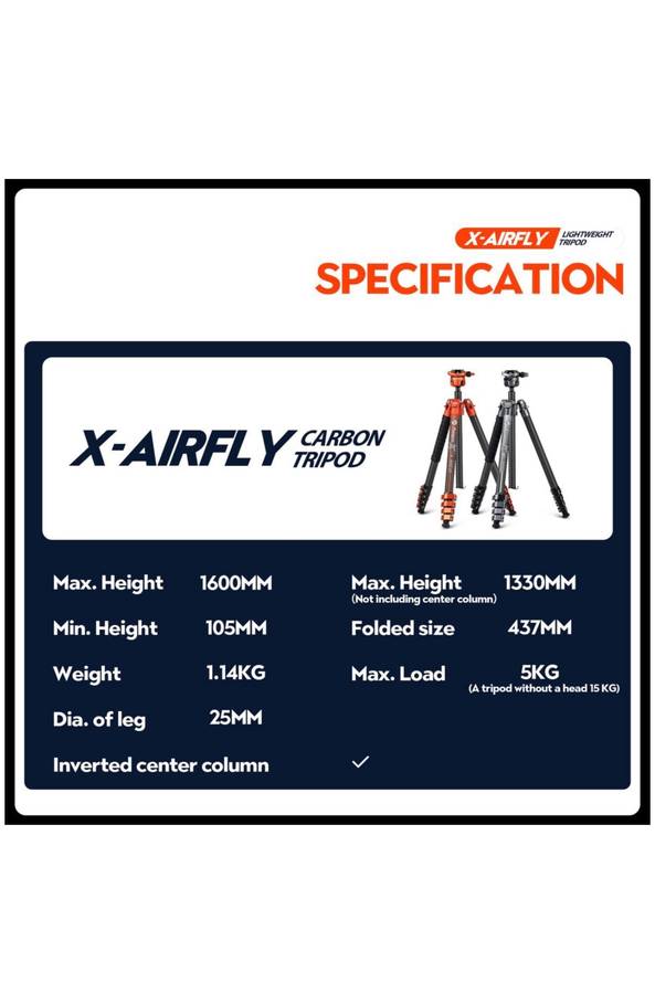 Fotopro x-Airfly Portable Lightweight Phone/Camera Tripod Stand