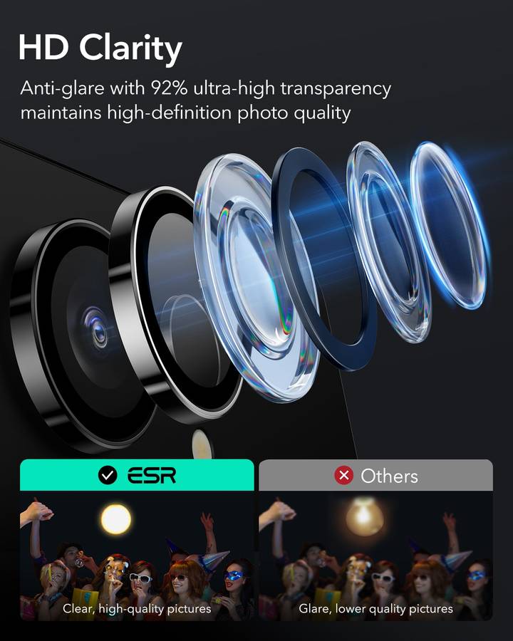 ESR Samsung Galaxy S25 Ultra Armorite Camera Lens Protectors