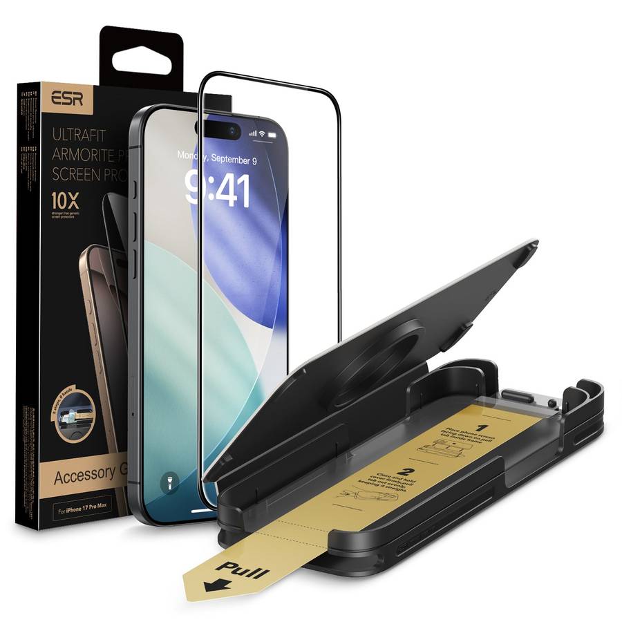 ESR Armorite Pro Glass Screen Protector Compatible with iPhone 17 Pro Max