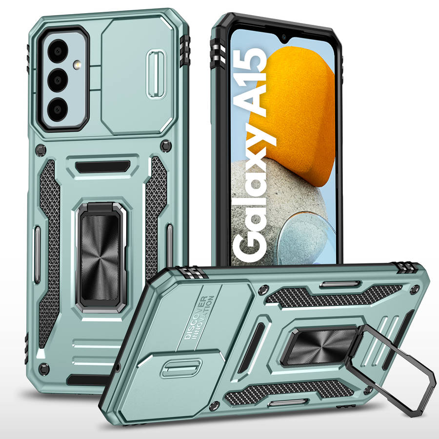 Kejiang Camshield Cover for Samsung Galaxy A15 Shockproof Case