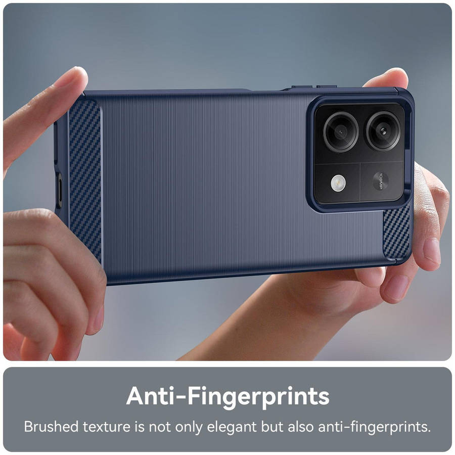 Redmi Note 13 5G Carbon Fiber Design Case Shockproof Cover