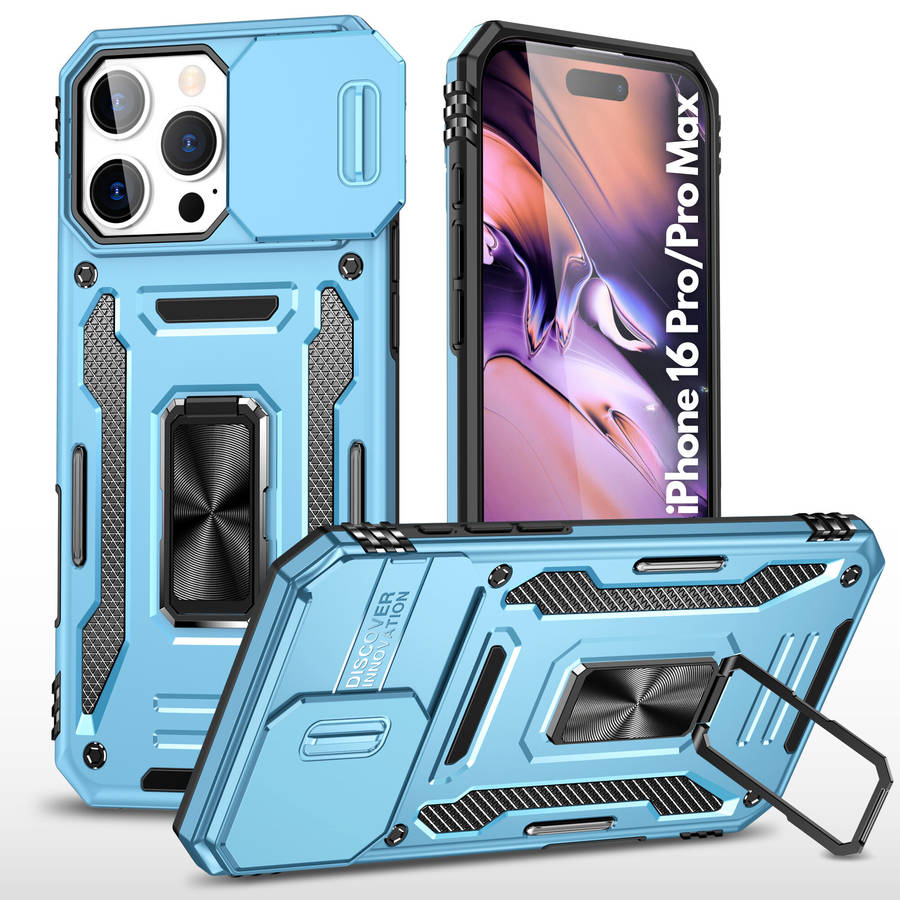 Kejiang Camshield Cover iPhone 16 Pro/ 16 Pro Max Shockproof Case