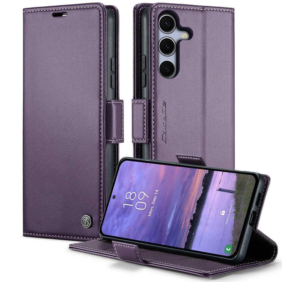 Retro Flip Leather Wallet Cover for Samsung Galaxy S25/S25 Plus/S25 Ultra
