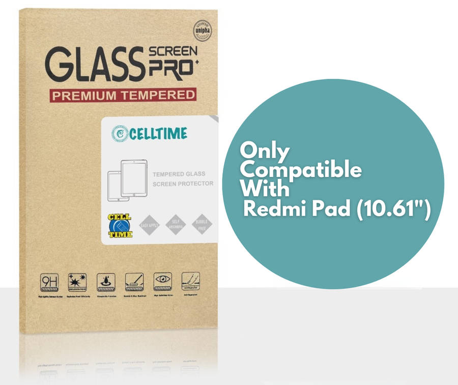 Redmi Pad (10.61") Tempered Glass Screen Guard