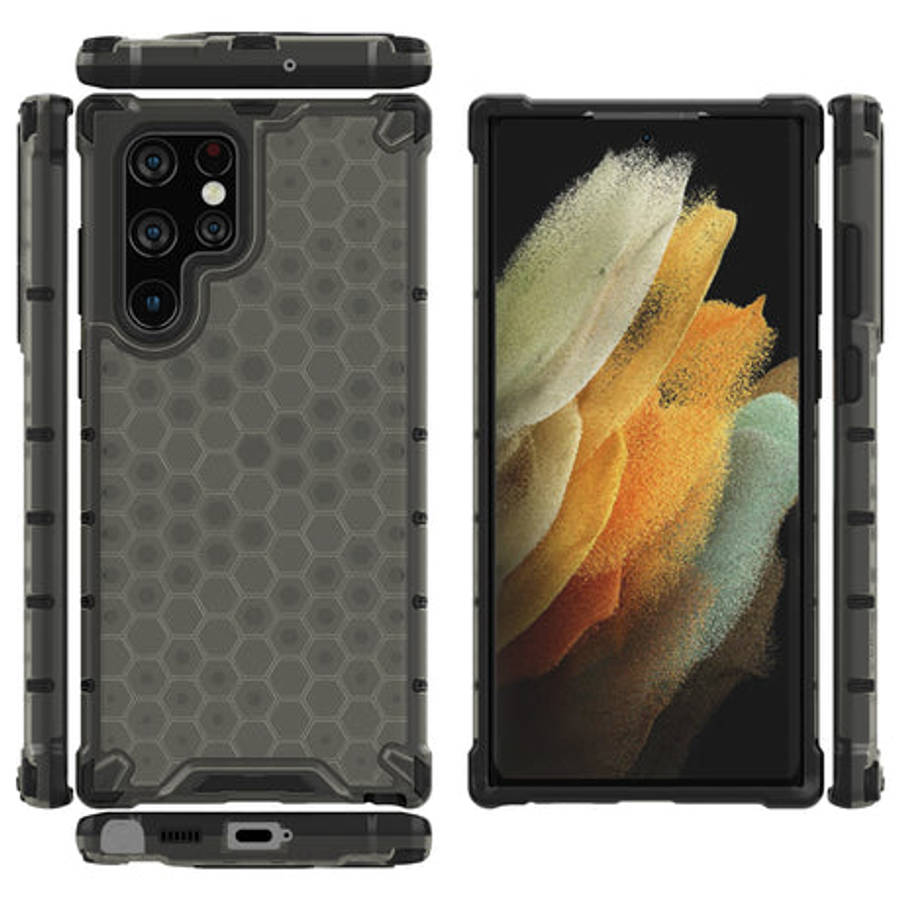 Shockproof Honeycomb Cover for Galaxy S22 Ultra