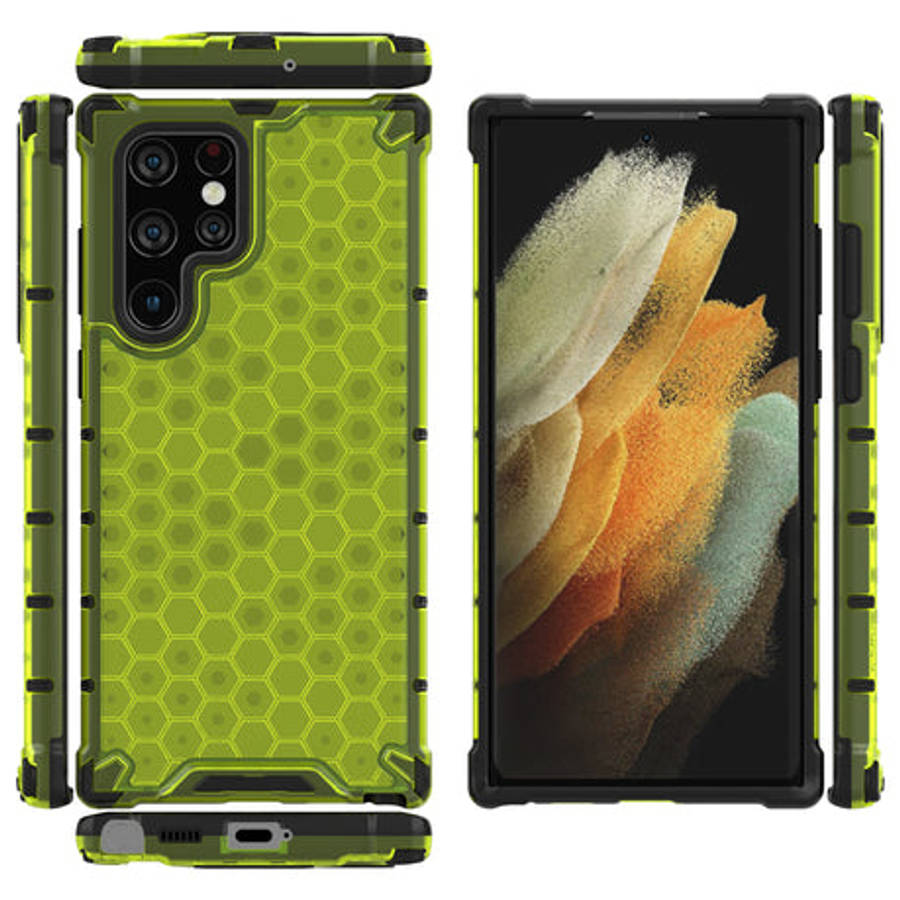 Shockproof Honeycomb Cover for Galaxy S22 Ultra