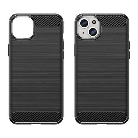 Carbon Fiber Design Cover for iPhone 15 Plus Shockproof Case