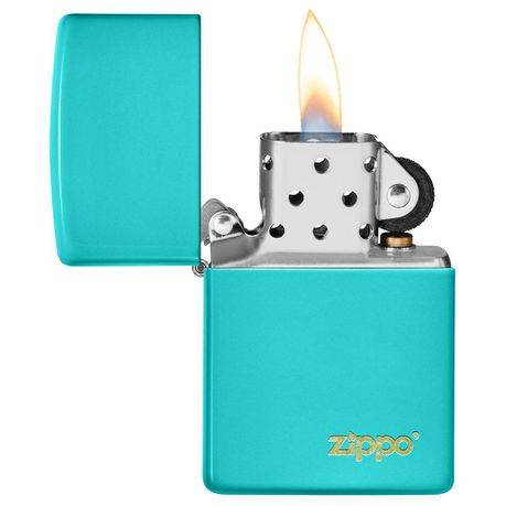 Zippo - Classic Flat Turquoise Zippo Logo