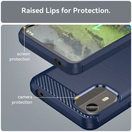 Nokia C12 Carbon Fiber Design Cover