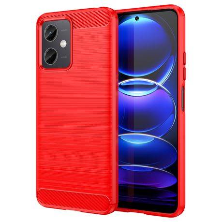 Redmi Note 12 Shockproof Carbon Fiber Design Cover