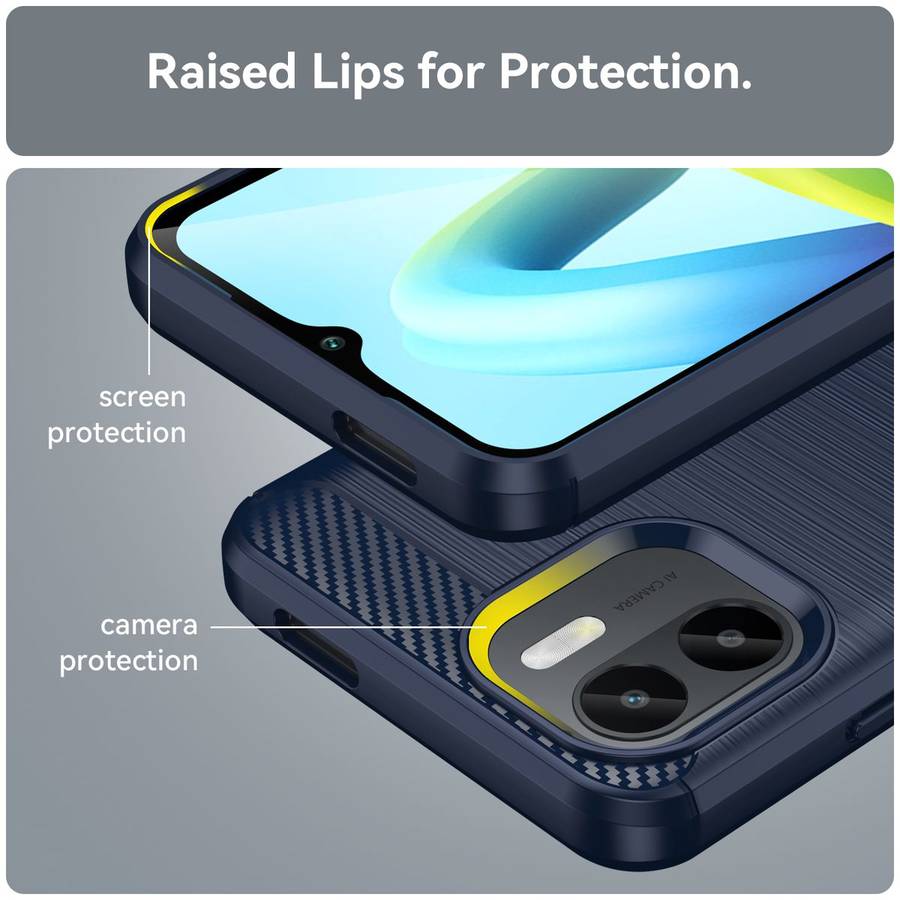Redmi A2 / A1 Carbon Fiber Design Cover