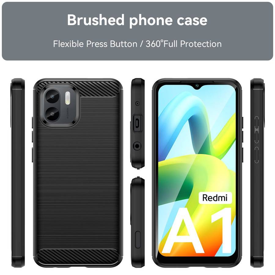 Redmi A2 / A1 Carbon Fiber Design Cover