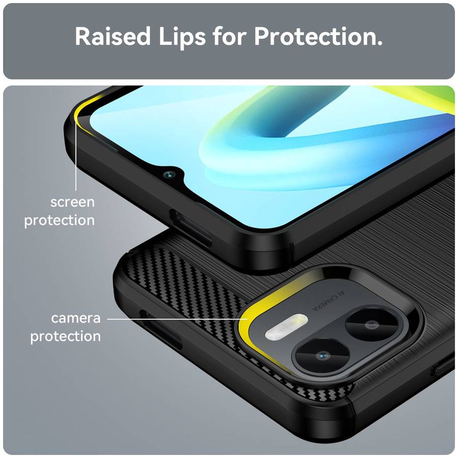 Redmi A2 / A1 Carbon Fiber Design Cover