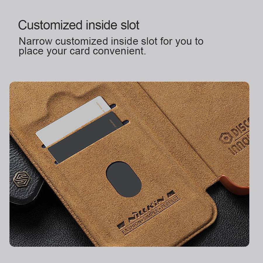 Nillkin Qin Prop Leather Cover for Samsung Galaxy S24/ S24+/ S24 Ultra