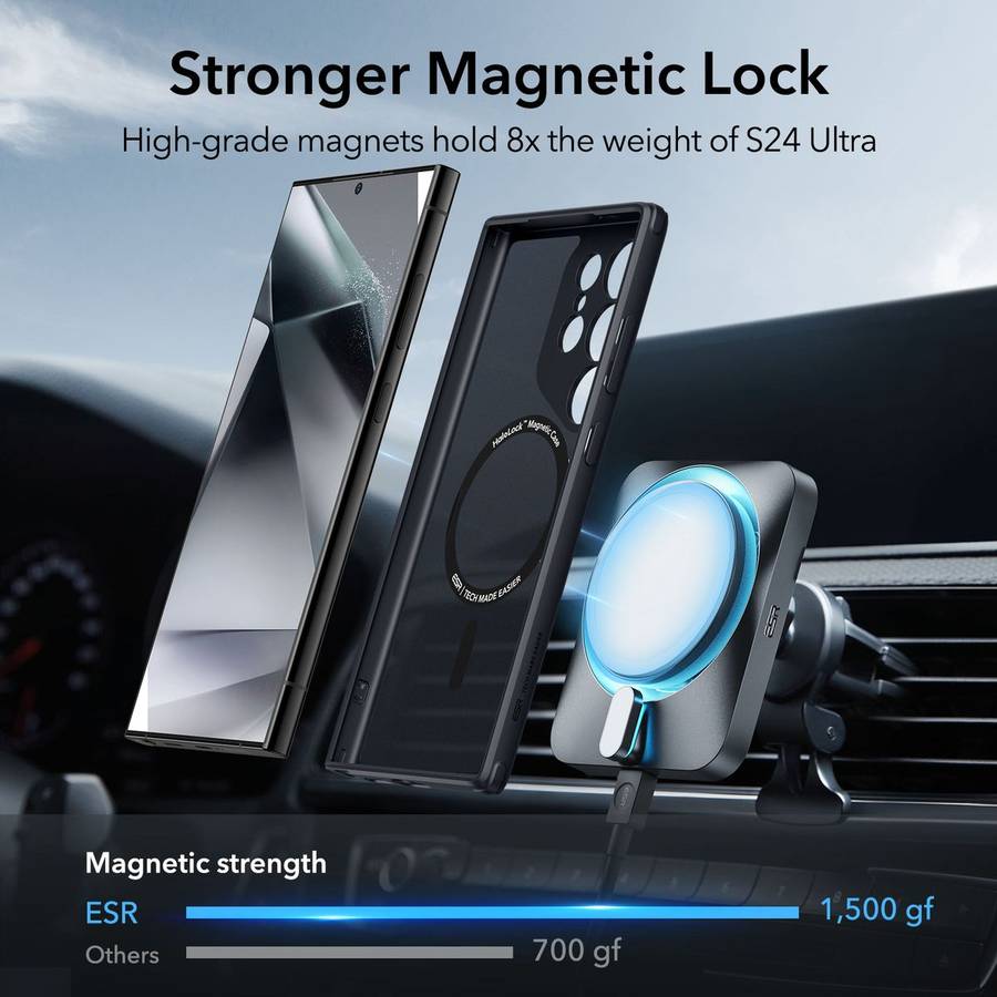 ESR Classic Hybrid MagSafe Case (HaloLock) for Galaxy S24 Ultra