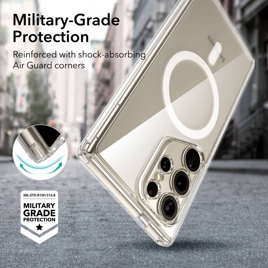 ESR Classic Hybrid MagSafe Case (HaloLock) for Galaxy S24 Ultra