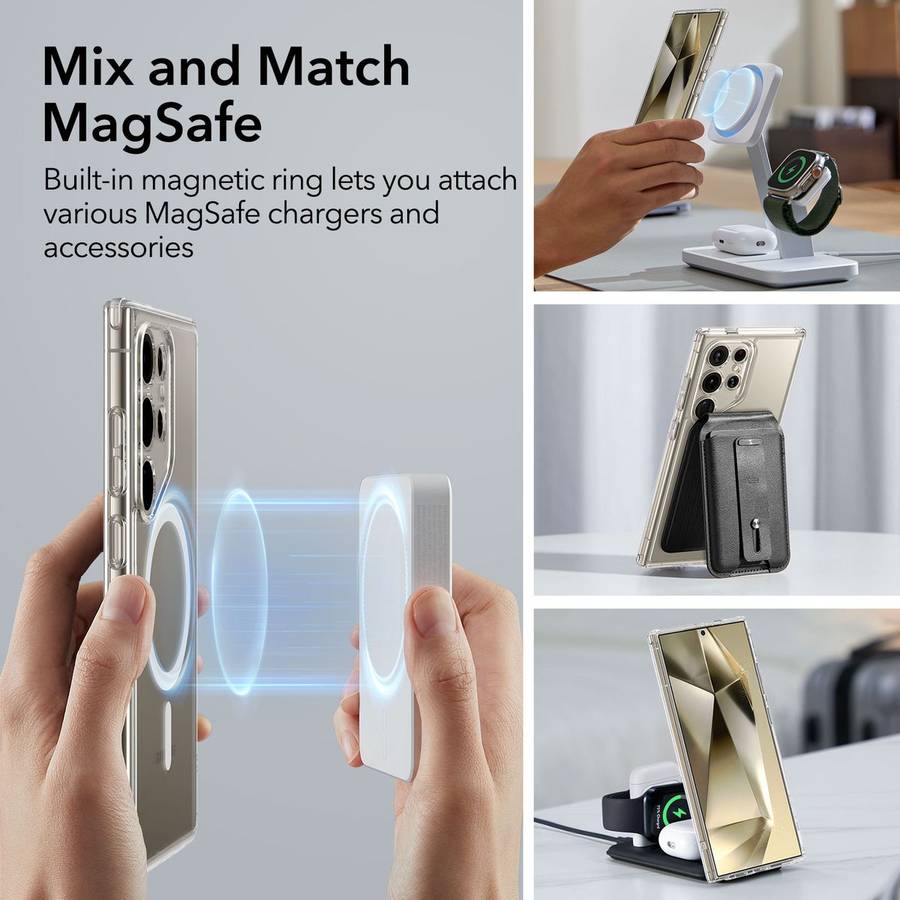 ESR Classic Hybrid MagSafe Case (HaloLock) for Galaxy S24 Ultra
