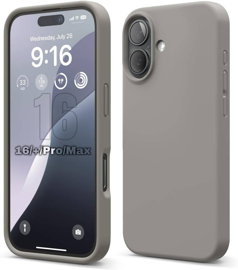 Liquid Silicone Case for iPhone 16/16 Plus/16 Pro/16 Pro Max Shockproof Cover