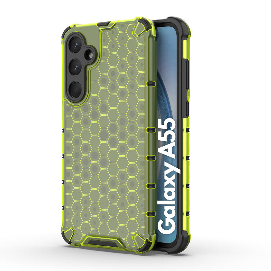 Honeycomb Case for Samsung Galaxy A55 Shockproof Cover