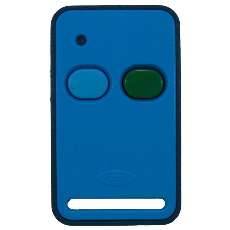 ET Blu 2 button remote transmitter