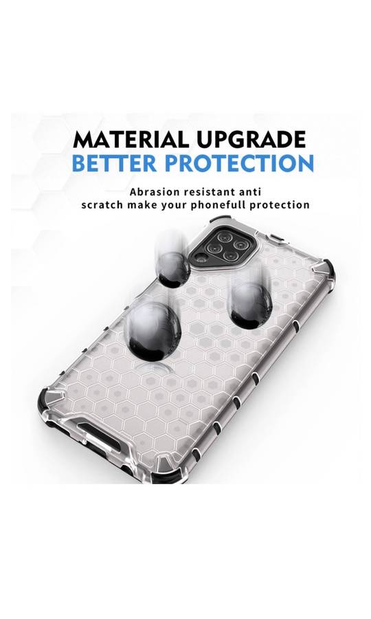 Huawei P40 Lite Shockproof Honeycomb Cover Grey