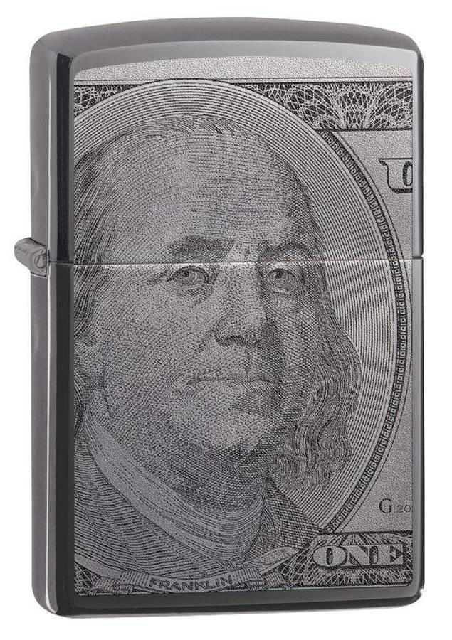 Zippo Lighter - Currency Design $100
