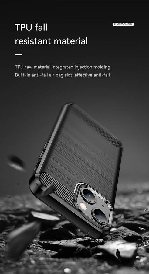 Carbon Fiber Design Cover iPhone 13 Mini Shockproof Case