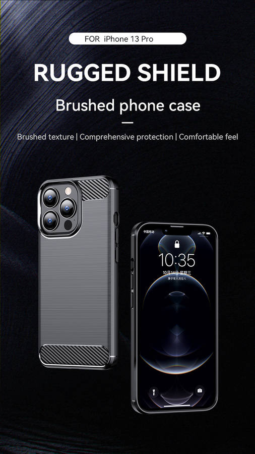 CellTime iPhone 13 Pro Shockproof Carbon Fiber Design Cover