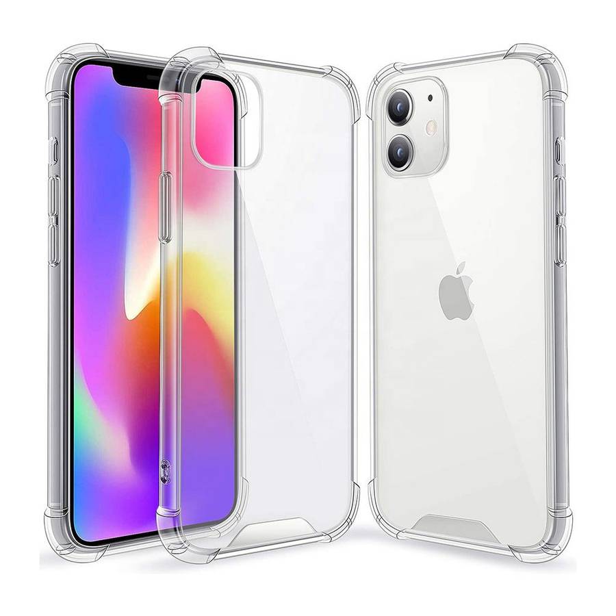 CellTime iPhone 12 Mini Clear Shock Resistant Armor Cover