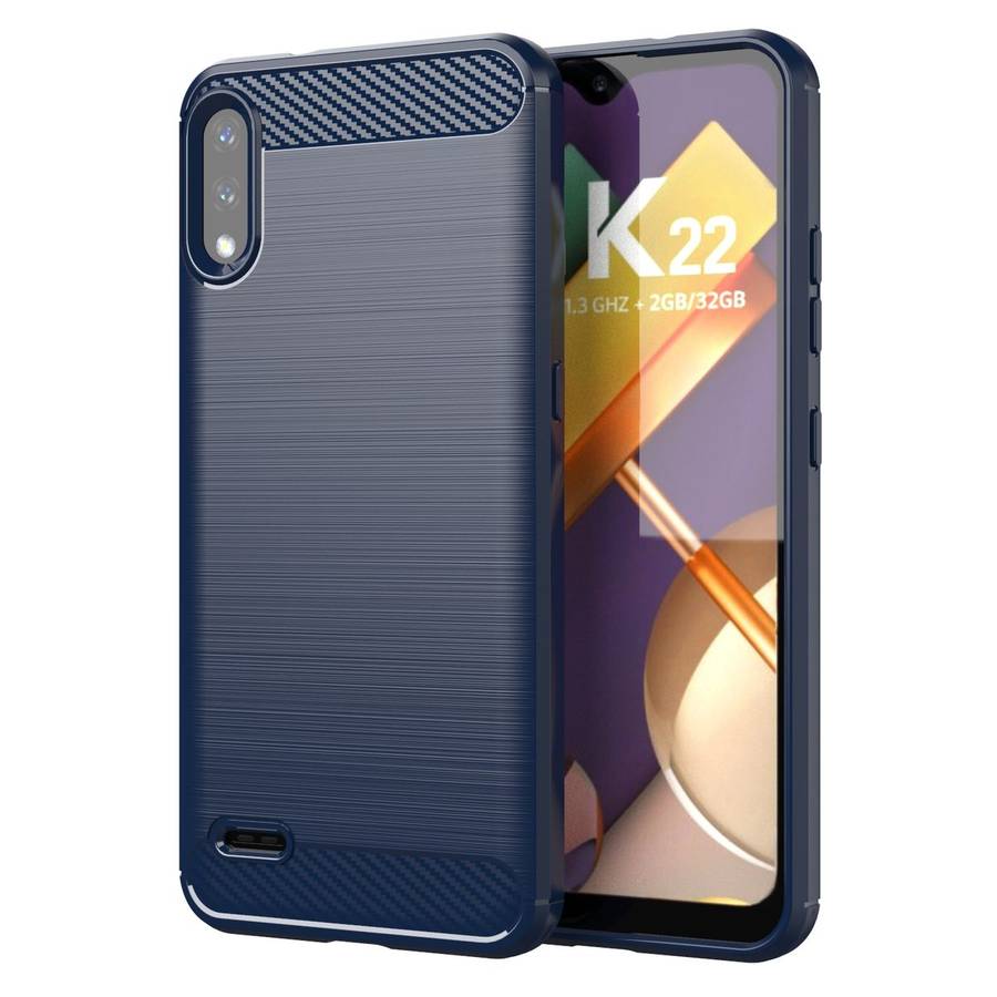 CellTime LG K22 Shockproof Carbon Fiber Design Cover