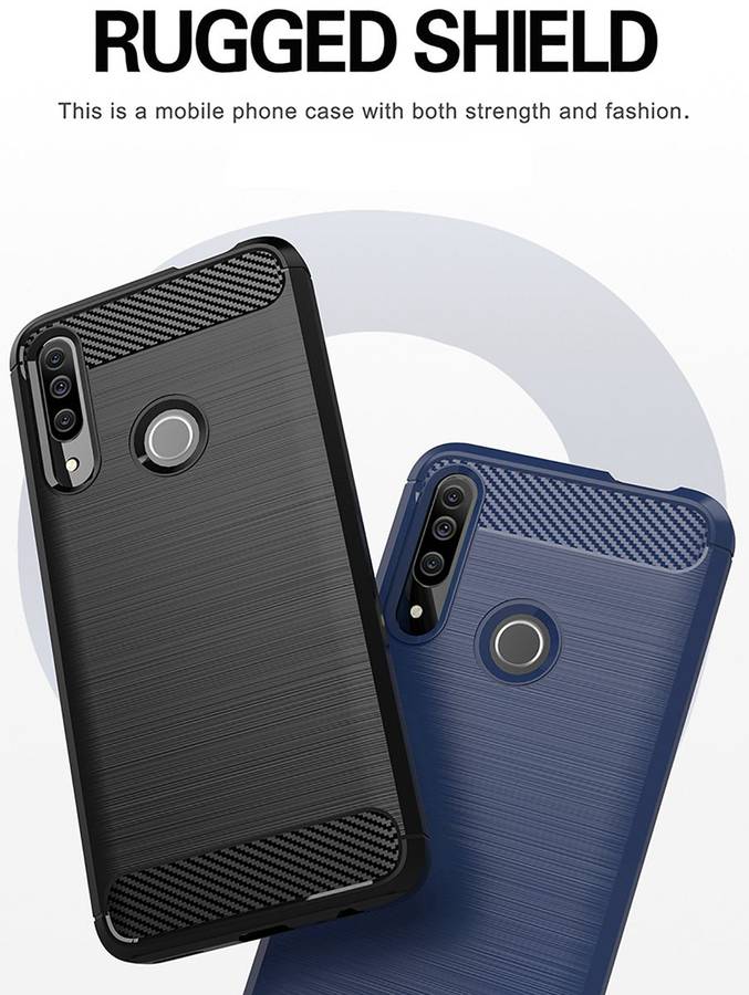 CellTime Huawei Y9 Prime 2019 Shockproof Carbon Fiber Design Cover