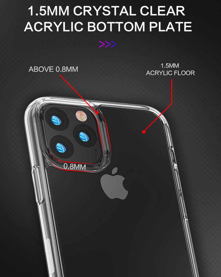 CellTime iPhone 12 / iPhone 12 Pro Shockproof Clear Cover