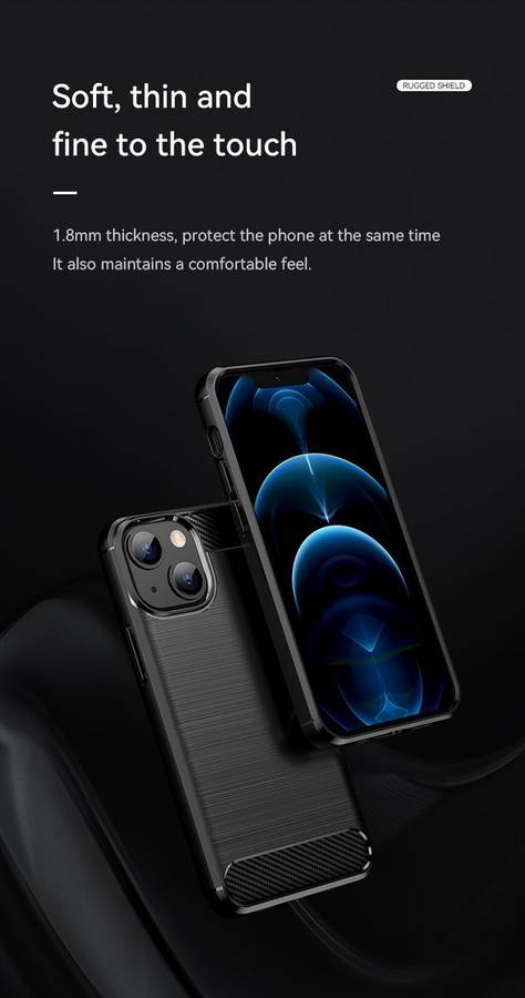 Carbon Fiber Design Cover iPhone 13 Mini Shockproof Case