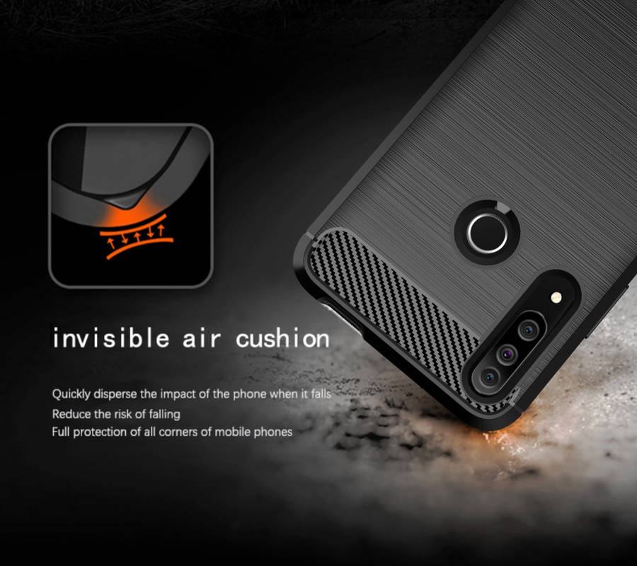 CellTime Huawei Y9 Prime 2019 Shockproof Carbon Fiber Design Cover