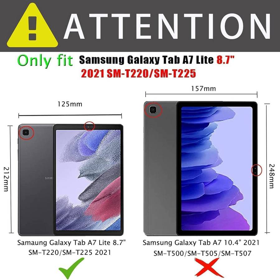 Tempered Glass Screen Guard for Galaxy Tab A7 Lite (8.7") (T225)
