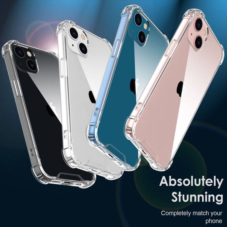 CellTime iPhone 13 Mini Clear Shock Resistant Armor Cover
