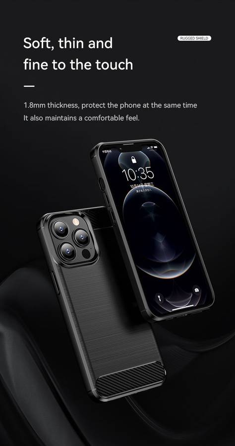 CellTime iPhone 13 Pro Shockproof Carbon Fiber Design Cover