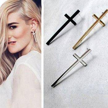 Lovely vintage cross earrings