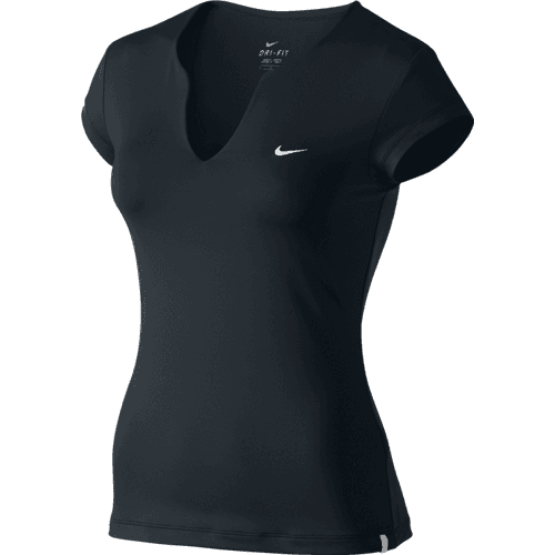 PURE SS TOP BLACK/WHITE - Medium