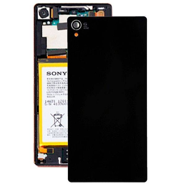 High Quality Glass Housing Back Cover, Replace for Sony Xperia Z3 / D6653(Black)
